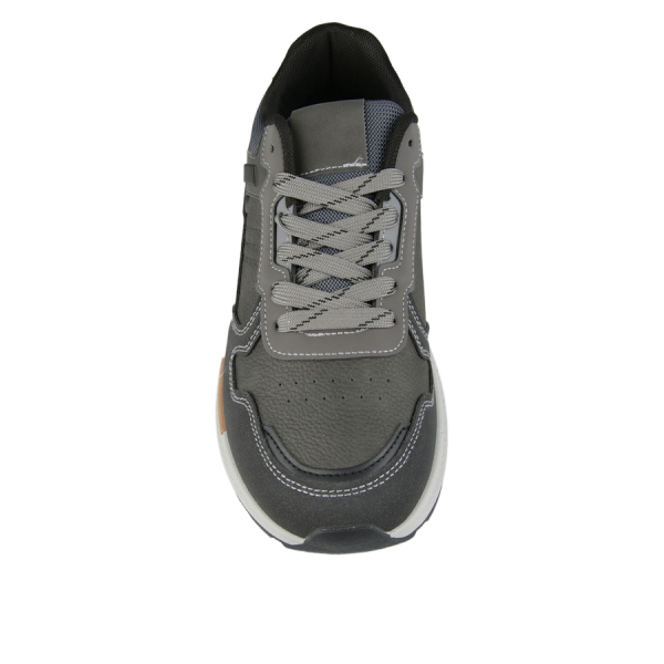 adidași bărbați piele ecologică/textil gri 0162613