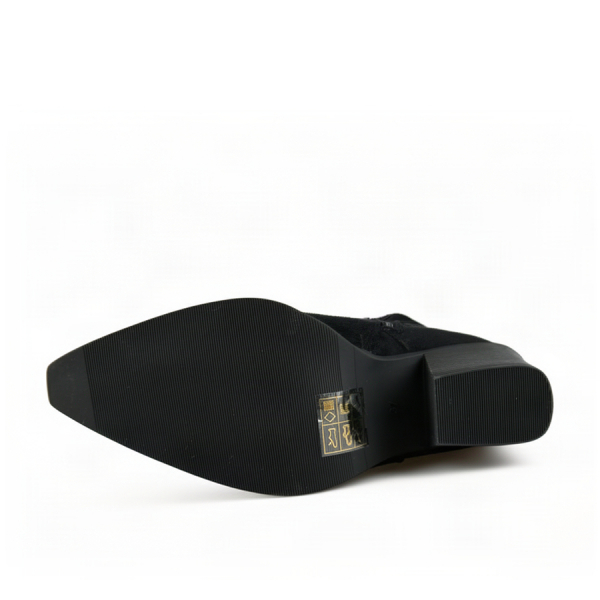 botine damă textil/piele ecologică negru 0162448