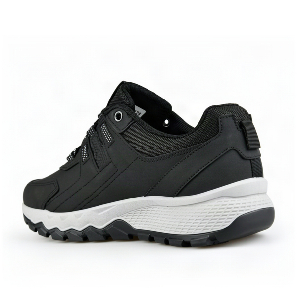 men's sneakers eco leather/textile black 0162617