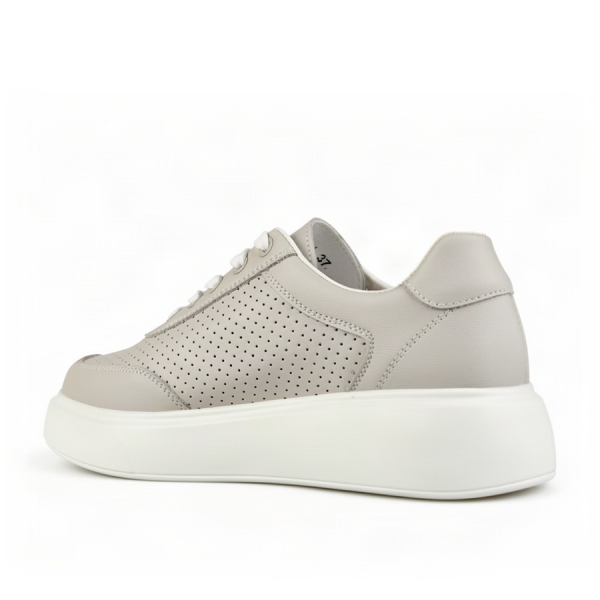 pantofi damă piele naturală gri 0164121