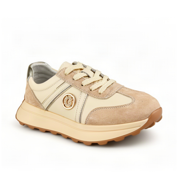 adidași damă piele naturală bej 0163185