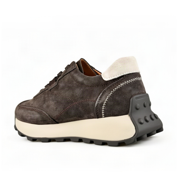 adidași damă piele naturală maro 0163337