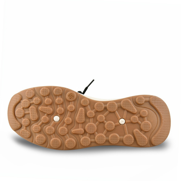 lady's boots eco leather/textile light brown 0162307
