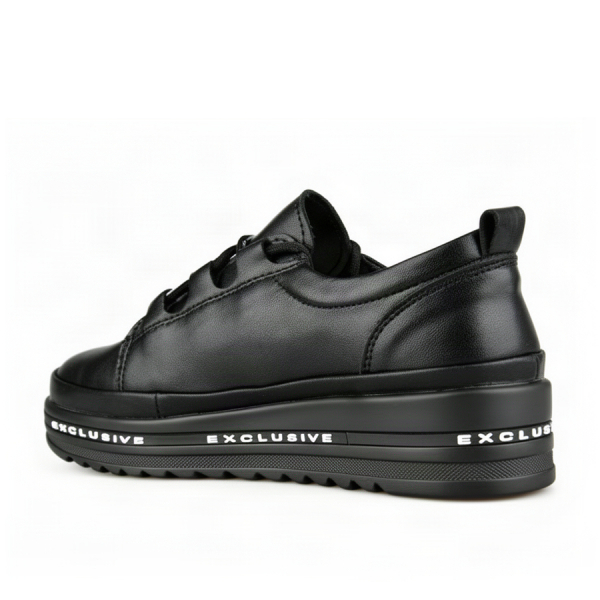 pantofi damă piele naturală negru 0163191