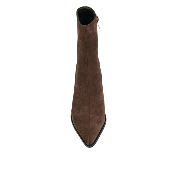 lady's boots textile brown 0162107