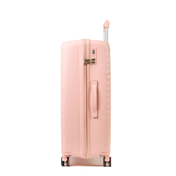 medium suitcase polypropylene pink 0161446