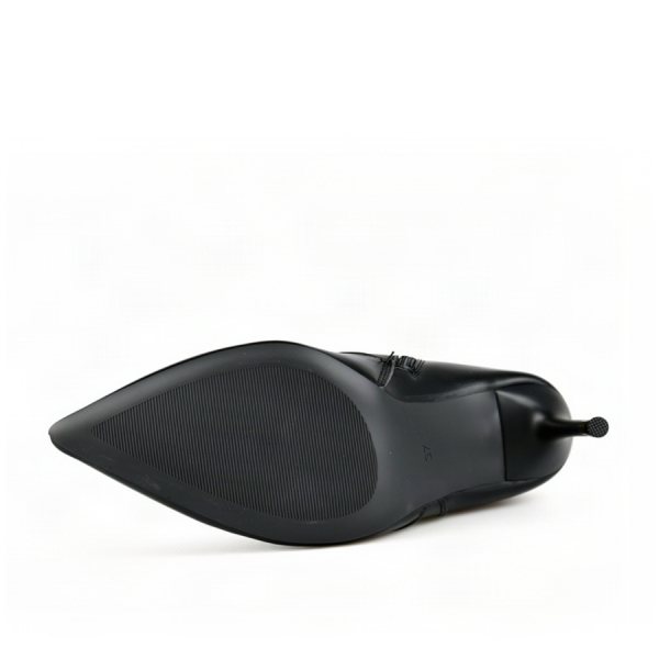 botine damă piele ecologică negru 0163223