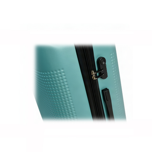 medium suitcase ABS plastic green 0163691