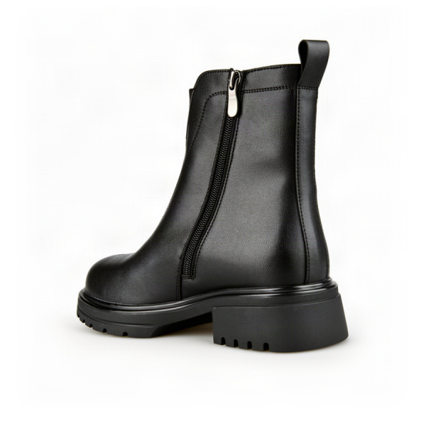 lady's boots genuin leather black 0162676