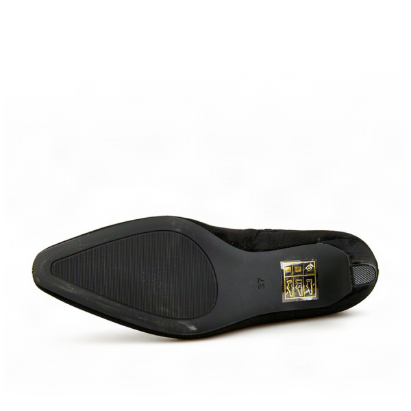 botine damă textil negru 0162824
