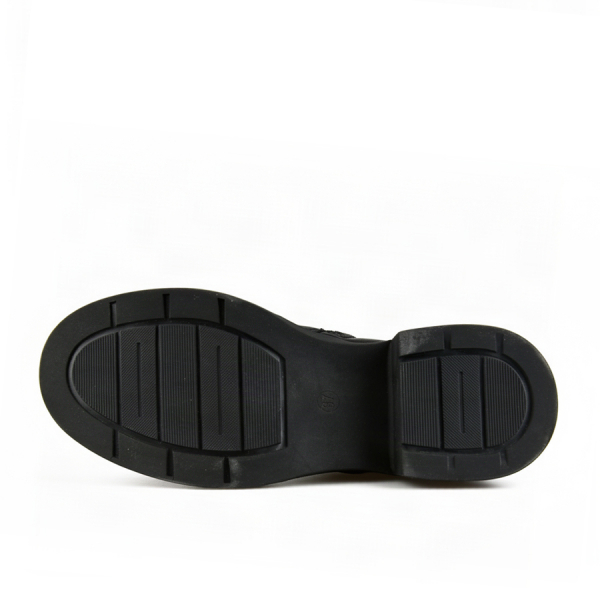 botine damă piele naturală negru 0162878