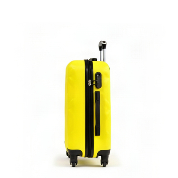 small suitcase ABS plastic yellow 0163657