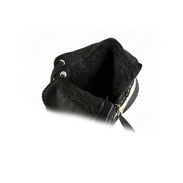 lady's boots synthetic leather black 0163424