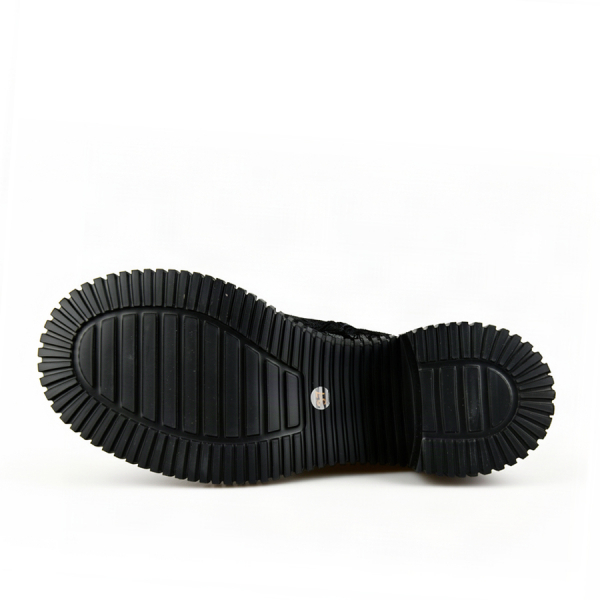 botine damă piele naturală negru 0163417