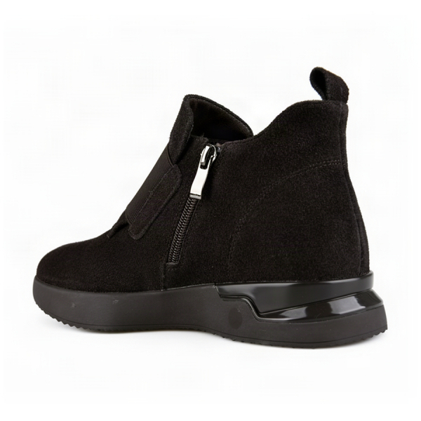 botine damă piele naturală maro închis 0162877