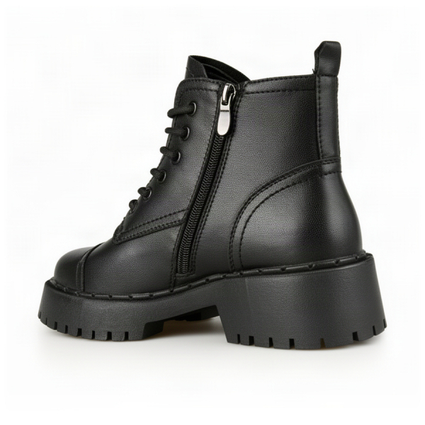 lady's boots genuin leather black 0162677