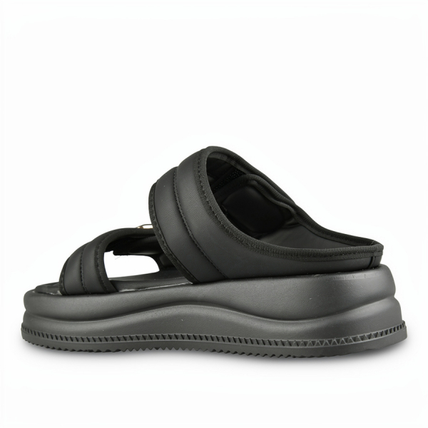 papuci damă piele ecologică negru 0161870