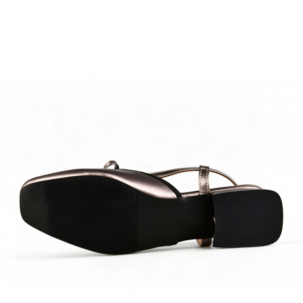 sandale damă piele ecologică bronz 0164204