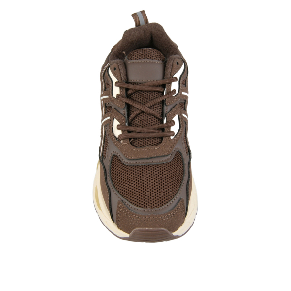 adidași damă piele ecologică/textil maro 0163587