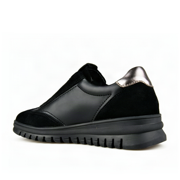 pantofi damă piele naturală negru 0163075