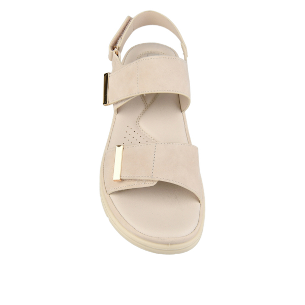 lady's sandals synthetic leather white 0161170
