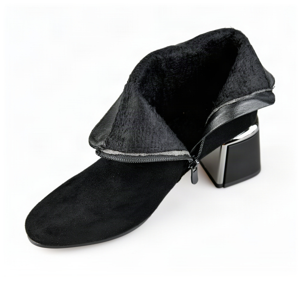 lady's boots textiles black 0162426