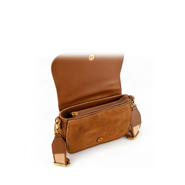 geantă damă piele naturală/piele ecologică maro deschis 0163146