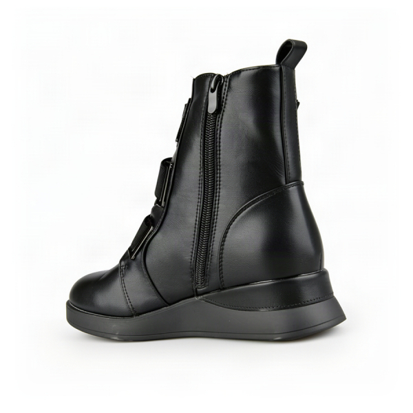 lady's boots synthetic leather black 0162466