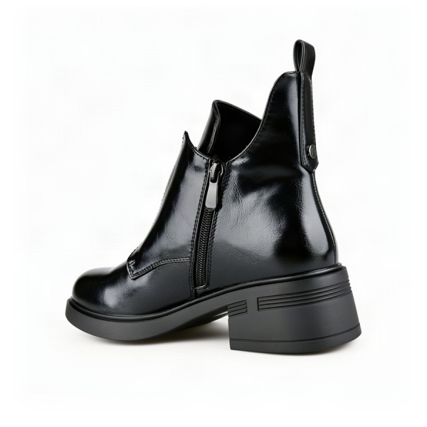 lady's boots synthetic leather black 0162808