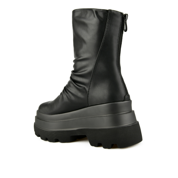 lady's boots synthetic leather black 0162029
