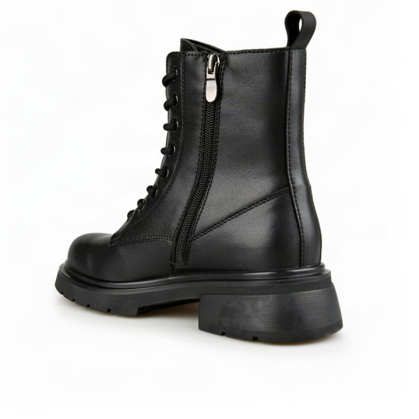 lady's boots genuin leather black 0162686