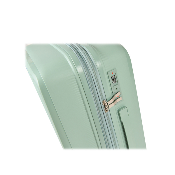 medium suitcase polypropylene green 0161413