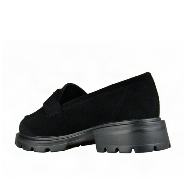 pantofi damă textil negru 0162899
