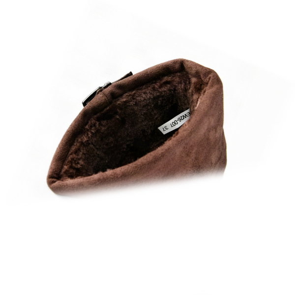 botine damă textil maro 0163234