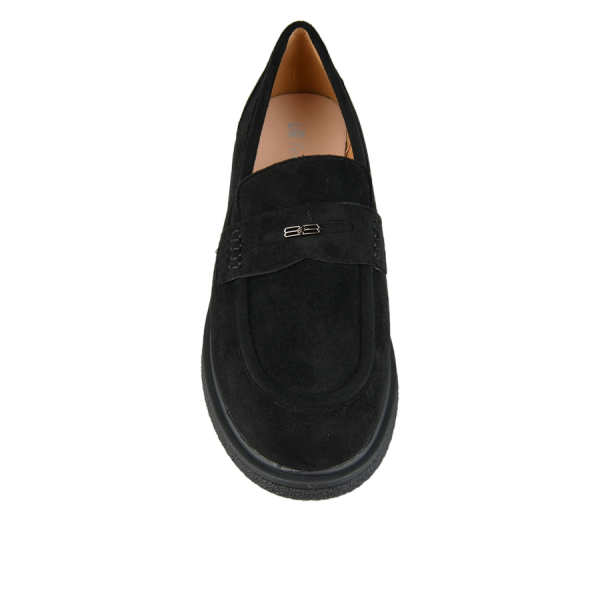 pantofi damă textil negru 0162895