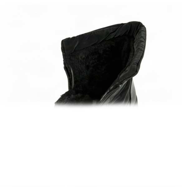 botine de zăpadă damă piele ecologică/textil negru 0163315