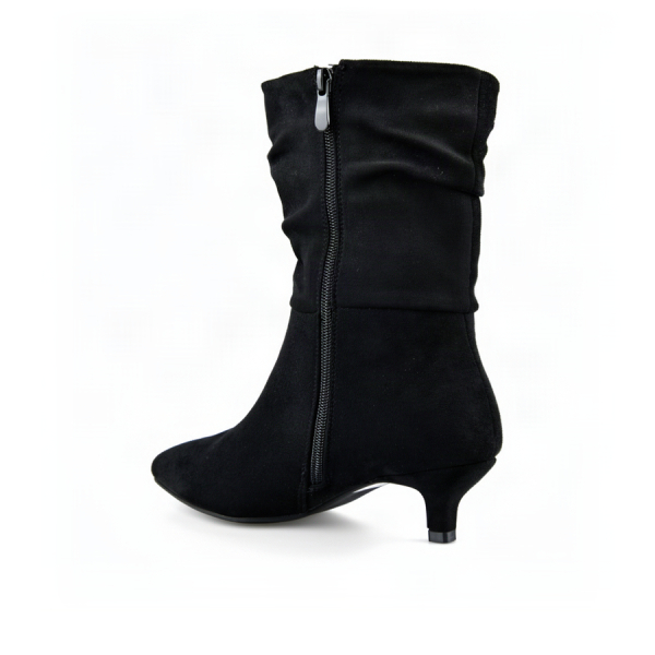 botine damă textil negru 0162848