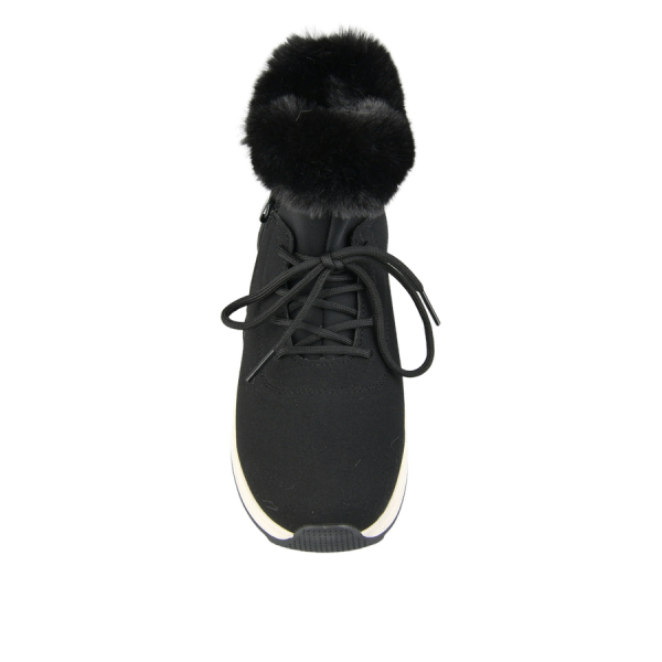lady's boots eco leather/textile black 0162306