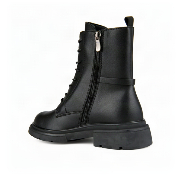 botine damă piele naturală negru 0162675