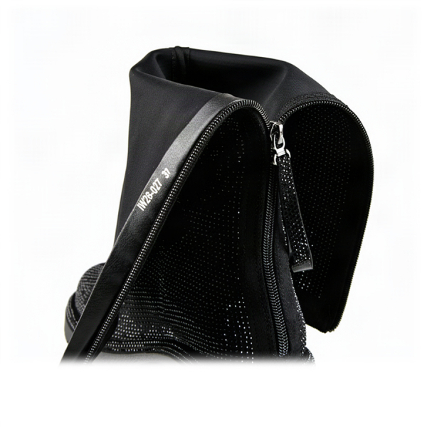 cizme damă textil negru 0162444