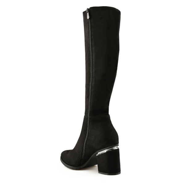 cizme damă textil negru 0162026