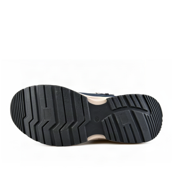 men's boots eco leather/textile blue 0162602
