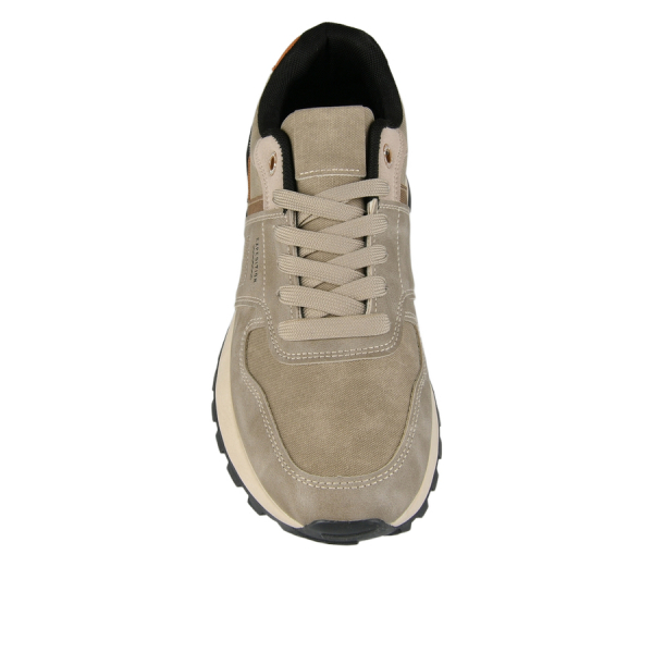 adidași bărbați piele ecologică maro deschis 0162622