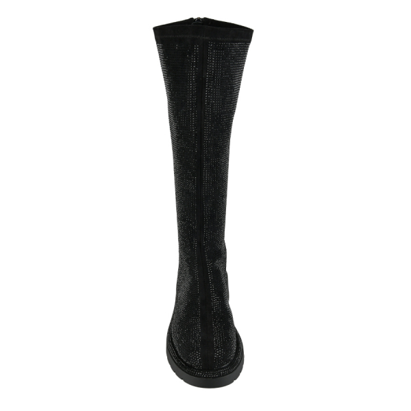 cizme damă textil negru 0162444