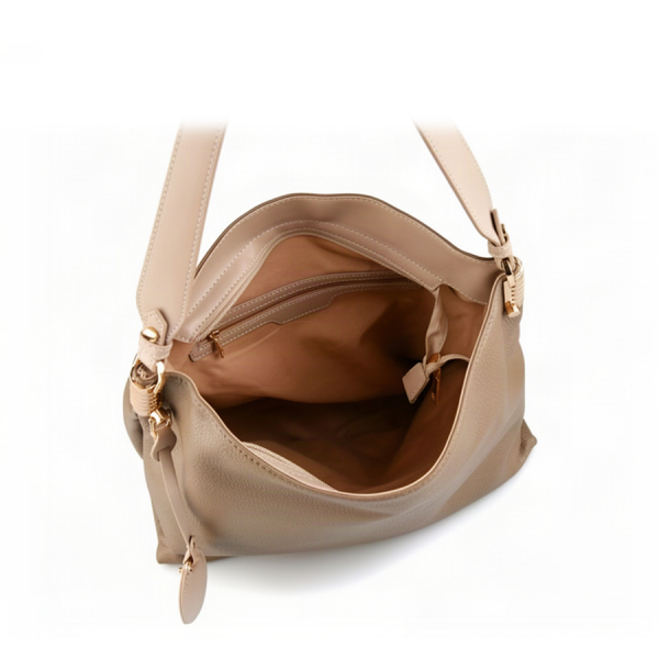 lady's bag synthetic leather light brown 0163285