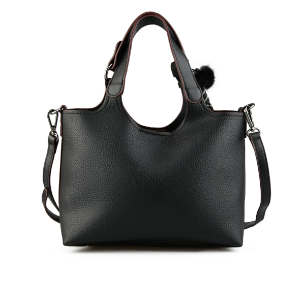 lady's bag synthetic leather black 0163277