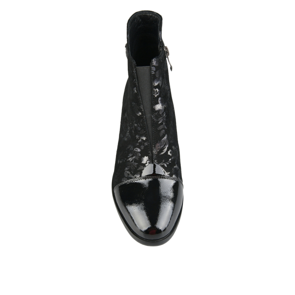 lady's boots genuin leather black 0162105