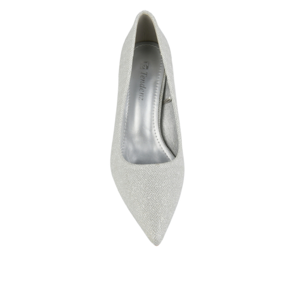 lady's shoes synthetic leather silver  0162994