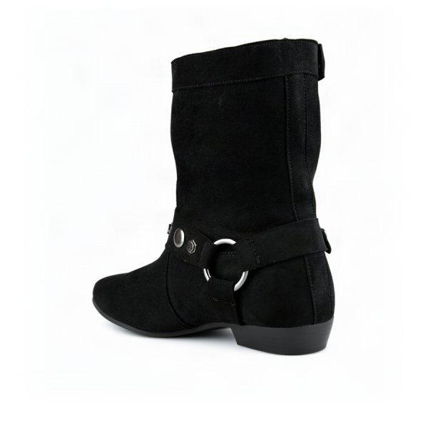 lady's boots textiles black 0162810