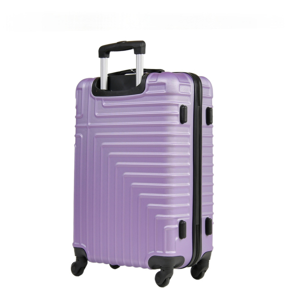 medium suitcase ABS plastic purple 0163679